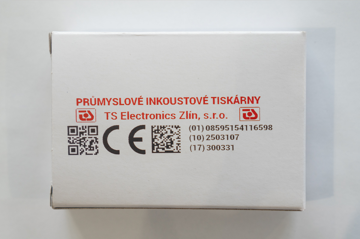 Ukázky značení tiskárnami od TS Electronics Zlín, s.r.o.