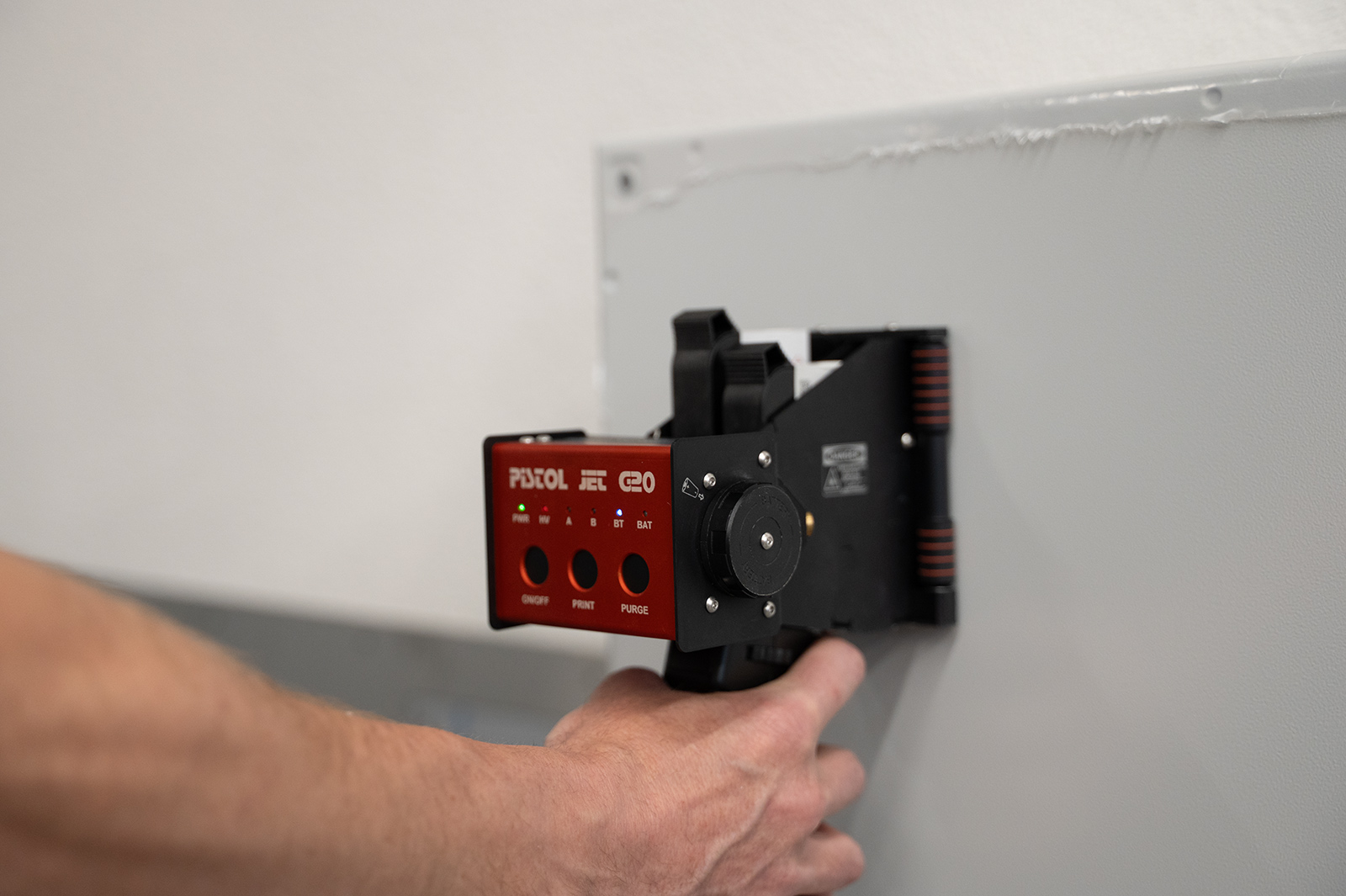 Mobilní značení s ruční tiskárnou PISTOL JET od TS Electronis Zlín, s.r.o.