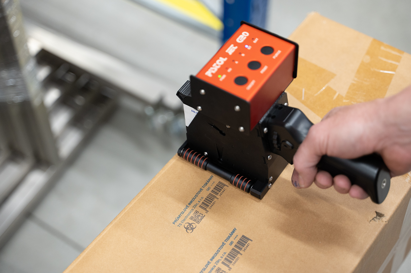 Značení a kódování produktů HP cartridgovými tiskárnami od TS Electronis Zlín, s.r.o.