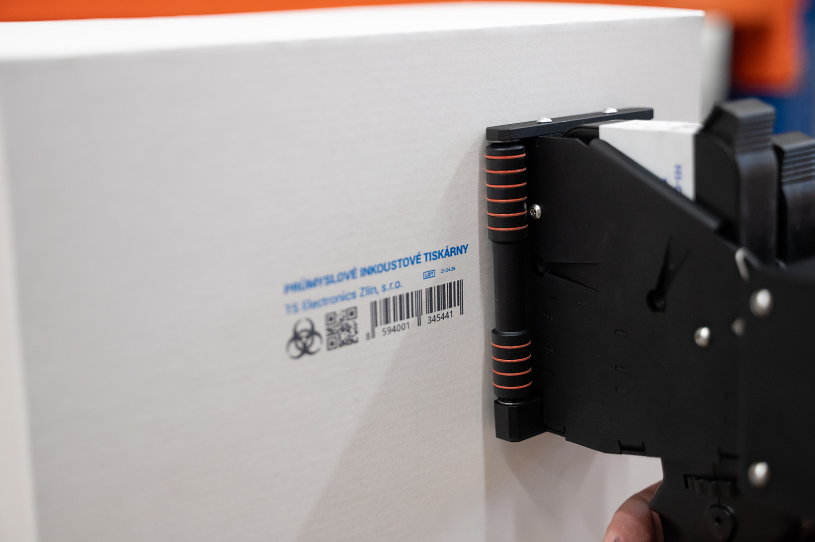 Značení a kódování produktů HP cartridgovými tiskárnami od TS Electronis Zlín, s.r.o.