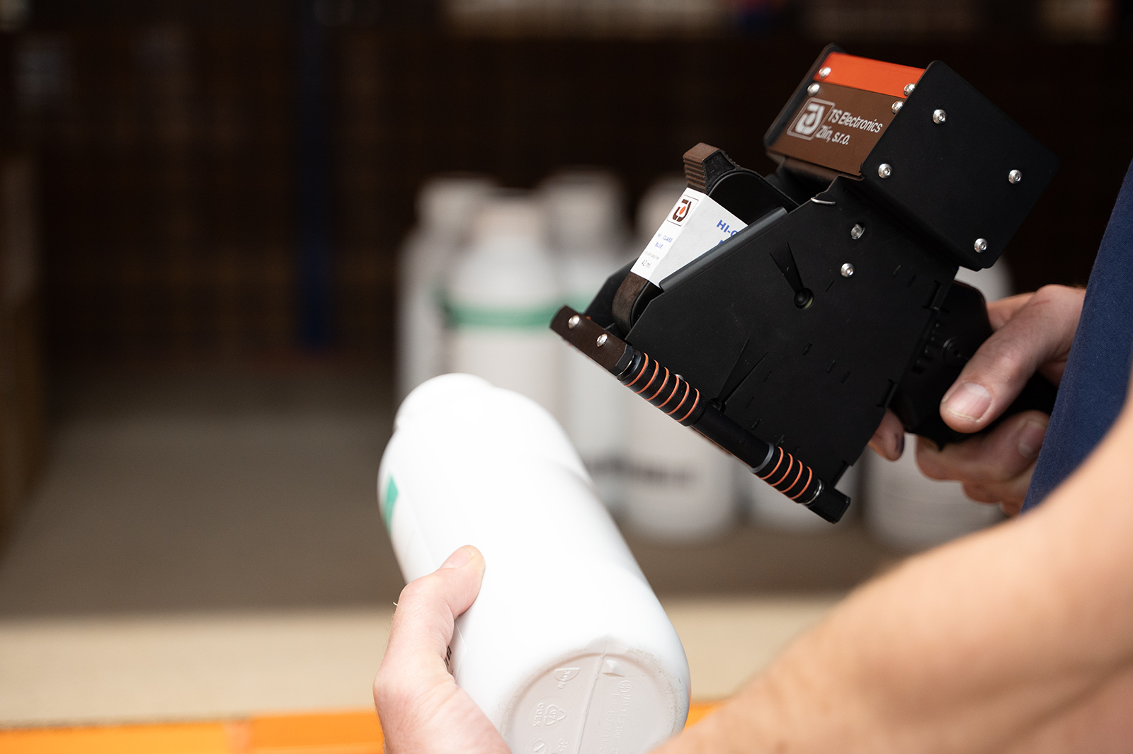 Mobilní značení s ruční tiskárnou PISTOL JET od TS Electronis Zlín, s.r.o.