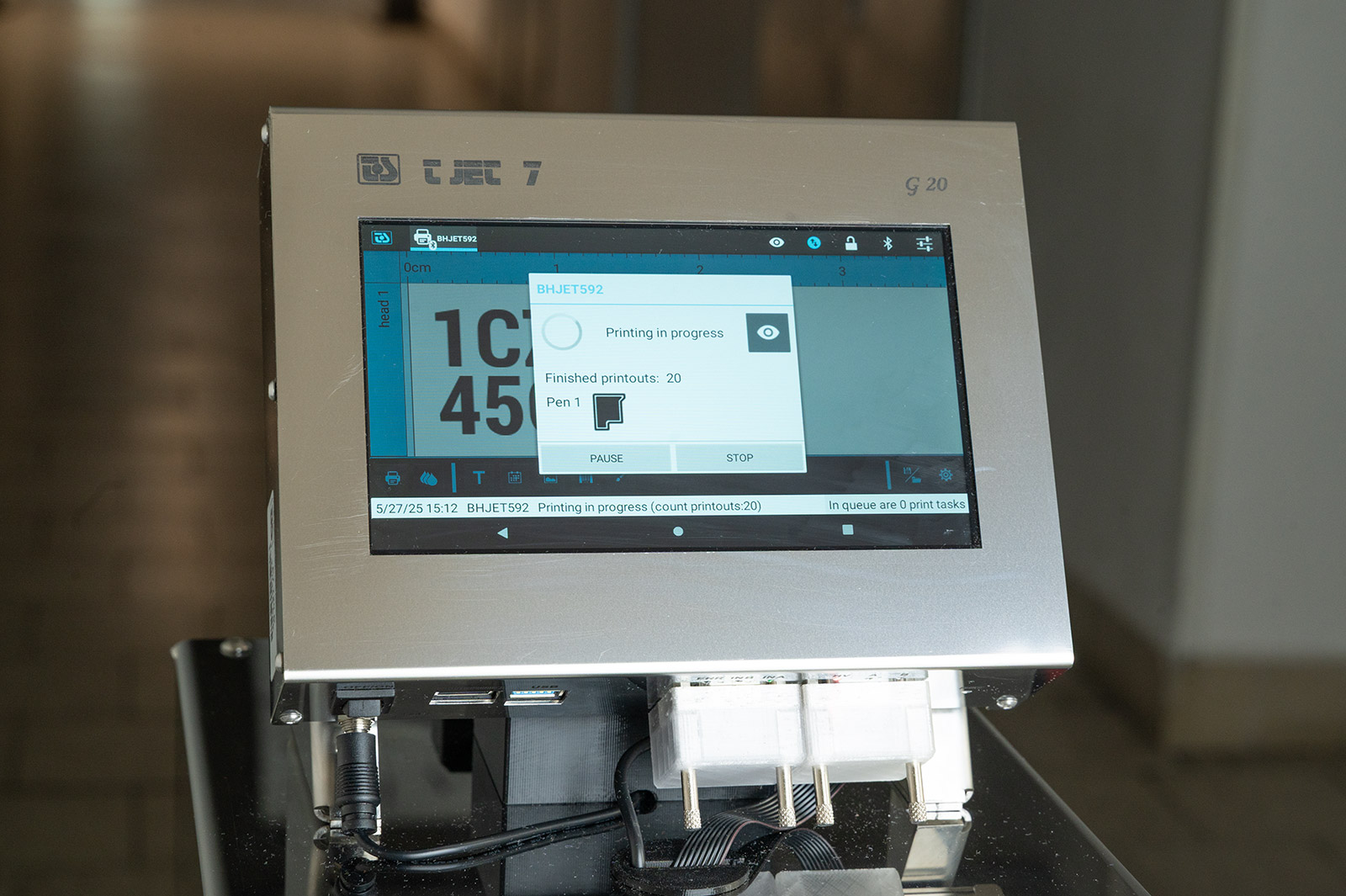 Tiskárna pro potisk vajíček a vajíčkových boxů od TS Electronis Zlín, s.r.o.